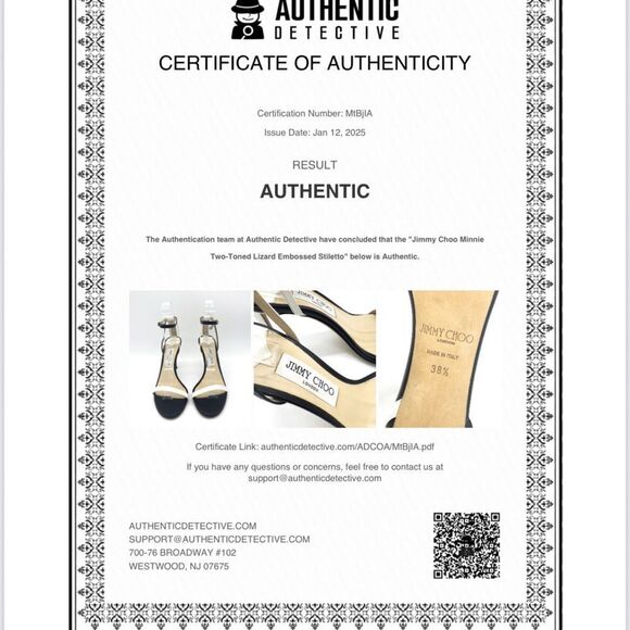 Jimmy Choo Minnie Black and White 85mm Stilettos Size 38.5 - Picture 12 of 12